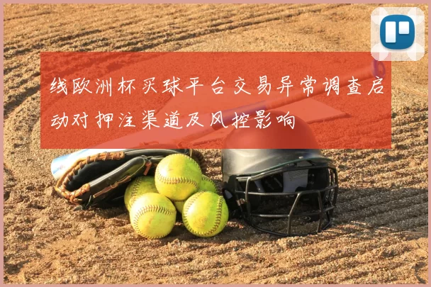 线欧洲杯买球平台交易异常调查启动对押注渠道及风控影响